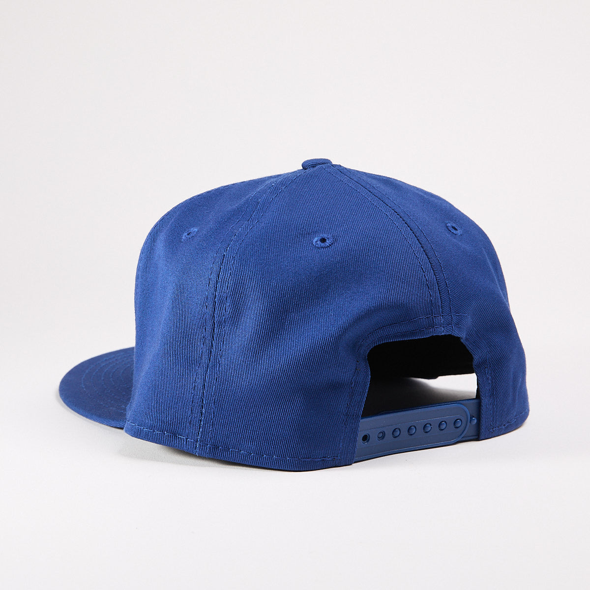 Stacked Snapback (White on Blue)