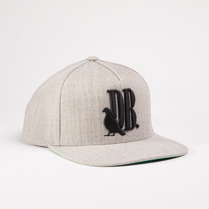 DB Snapback Hat (Black on Grey)
