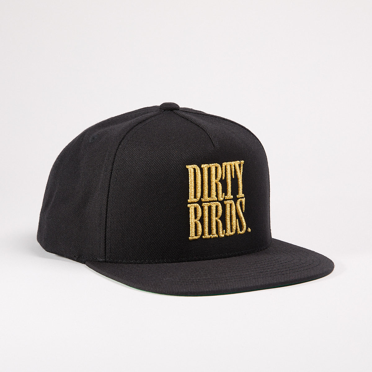 Stacked Snapback (Gold on Black)
