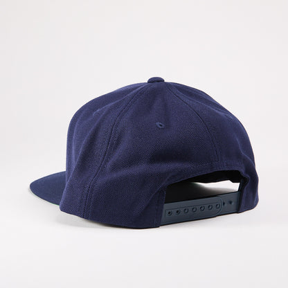DB Snapback Hat (White on Navy)