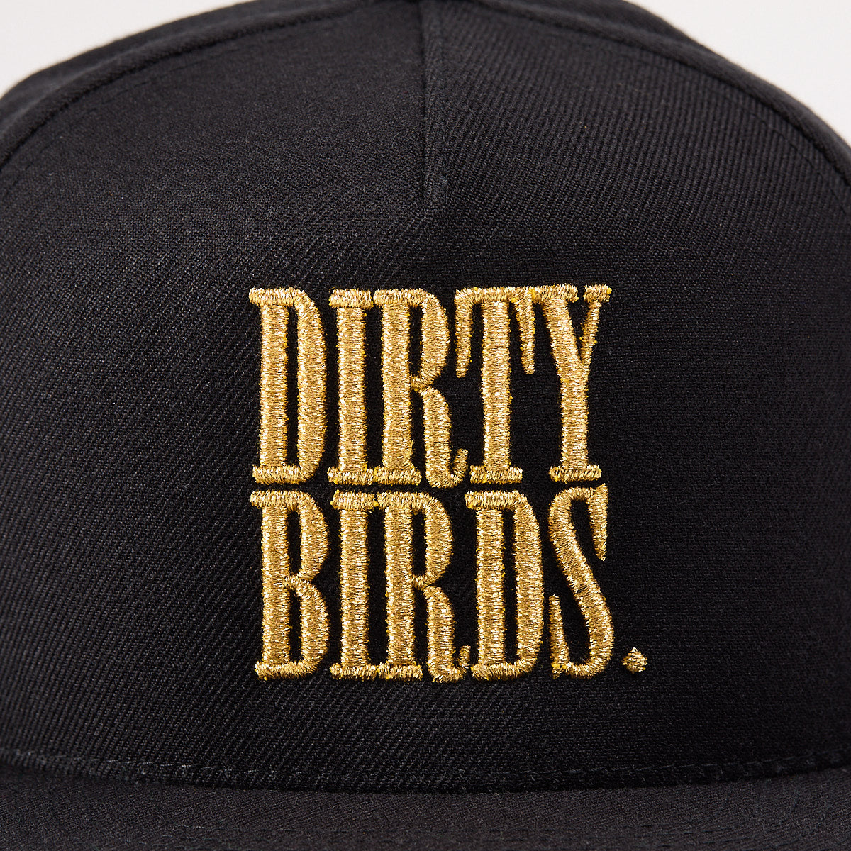 Stacked Snapback (Gold on Black)
