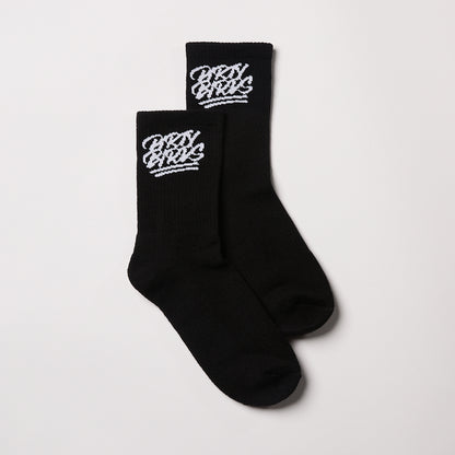 Black Graff Logo Socks
